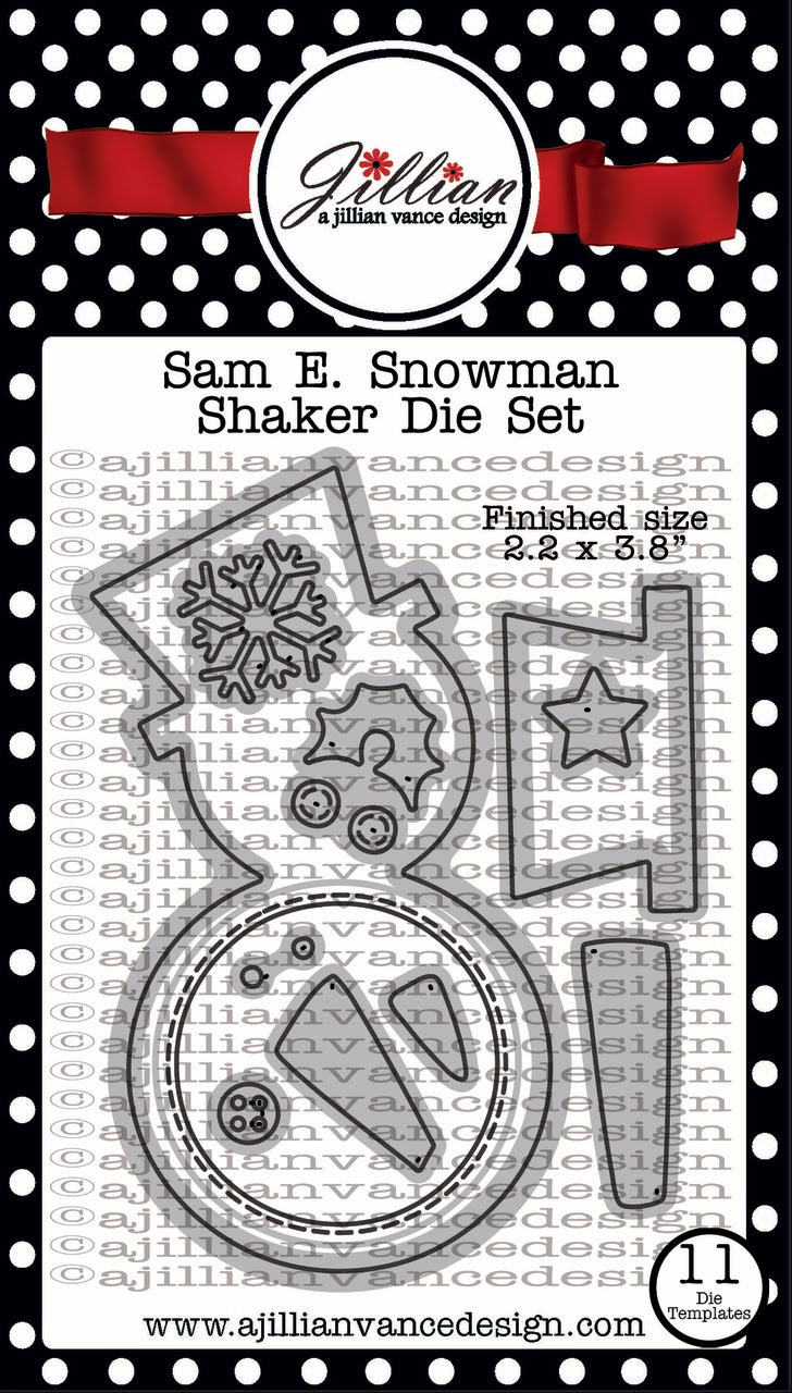 Sam E. Snowman Shaker Die