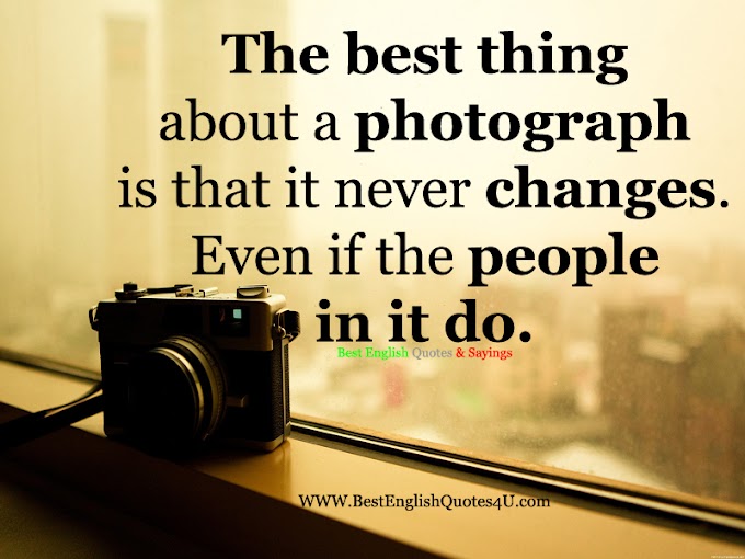 The best thing about a photograph...
