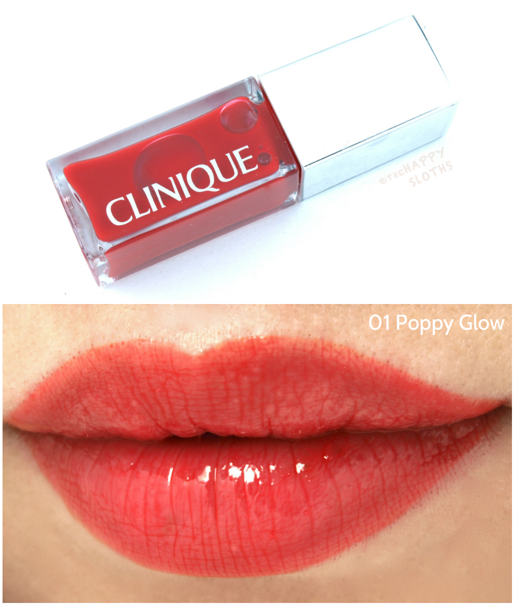 Clinique Pop Lacquer Lip Color Primer and Oil Lip & Cheek Glow: Review and Swatches | The Happy Sloths: Beauty, Makeup, and Skincare Blog with Reviews and Swatches