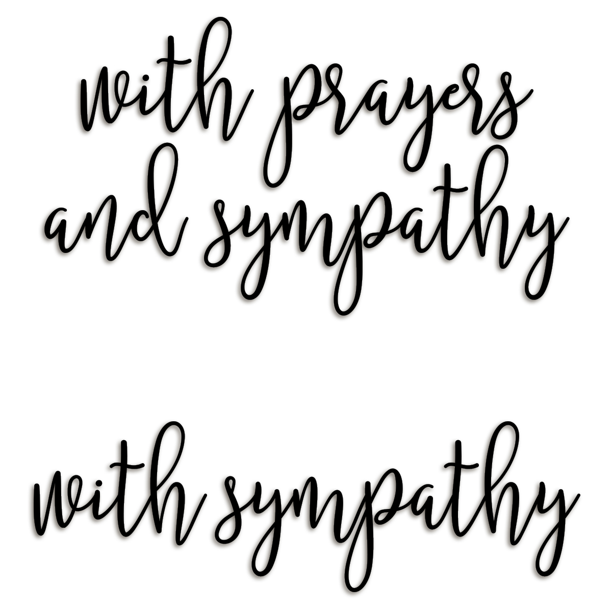 Sympathy Sentiments | Bits of Paper