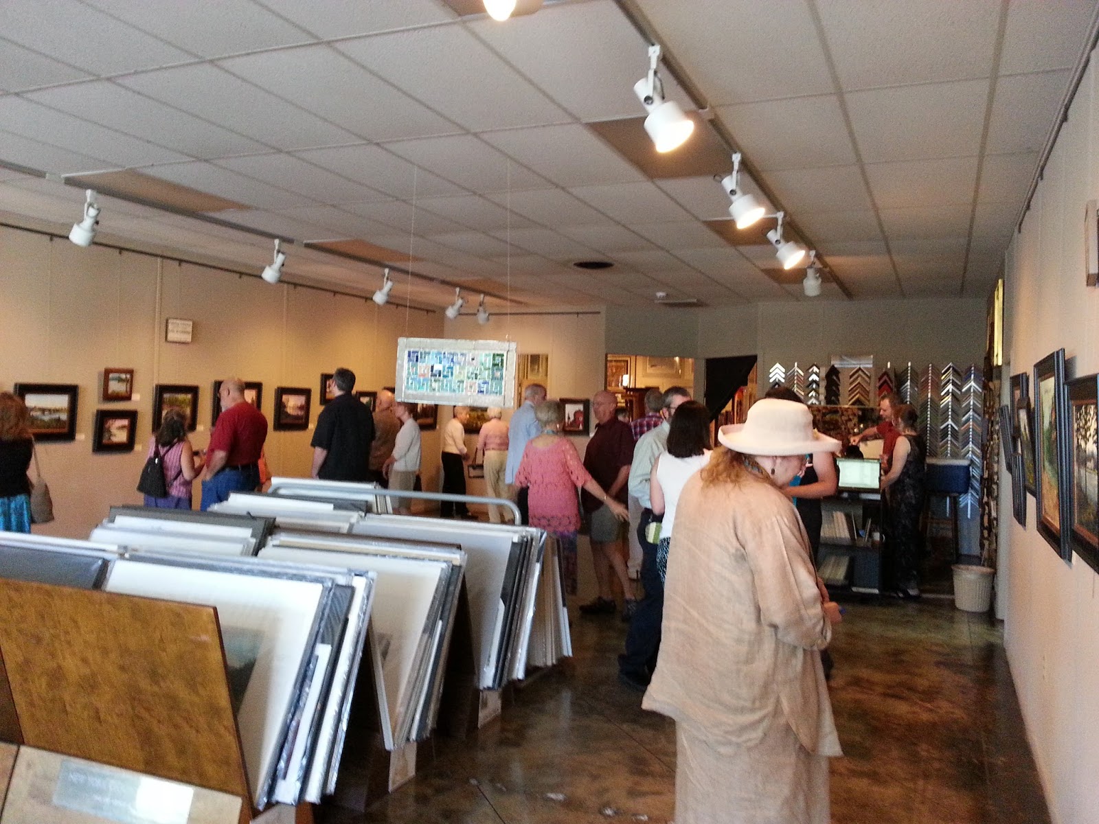 Painting Arkansas Flat Iron Building, Eureka Springs, Carroll County