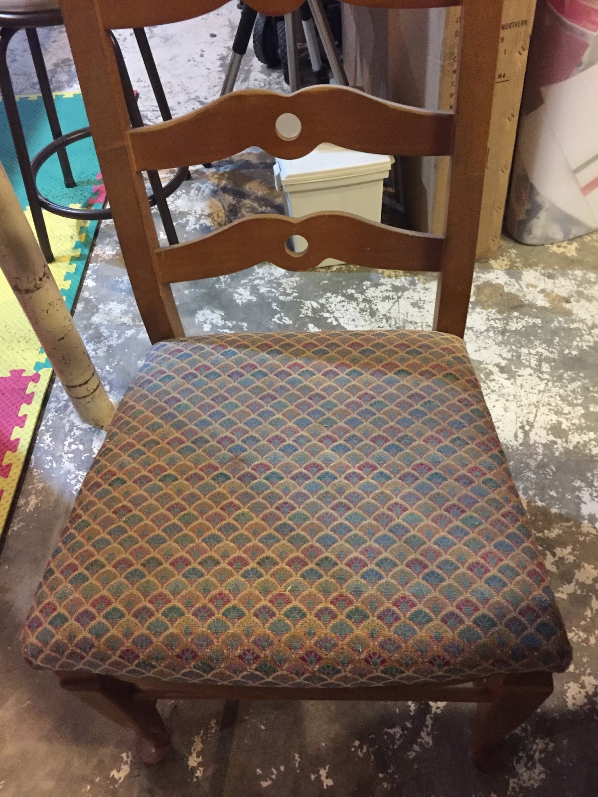 House Eller Home project recovering chairs