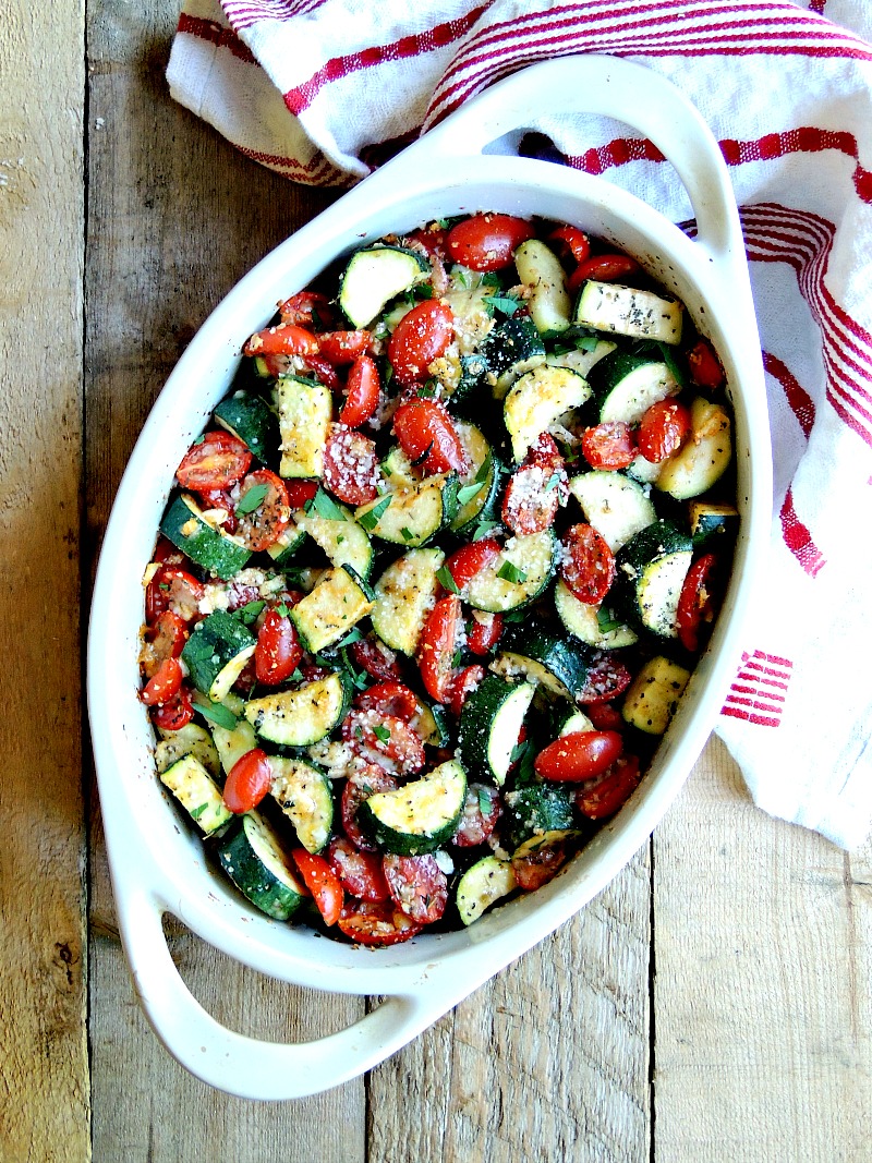 Italian Baked Zucchini and Tomatoes Bobbi's Kozy Kitchen