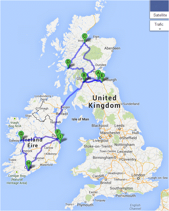 Le voyage Écosse et Irlande juilletaoût 2013 Le voyage ÉcosseIrlande du 20 juillet au 10 août