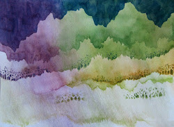 painting watercolor negative landscape copy lines noses hugs