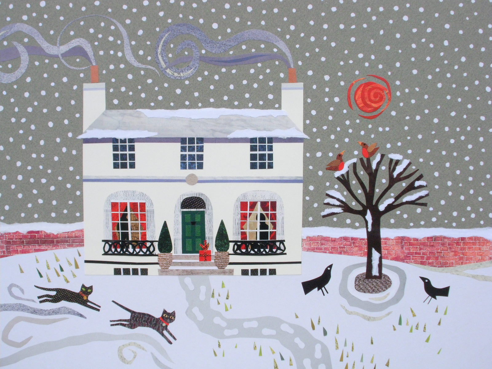 Amanda White Contemporary Naive Art Christmas cards