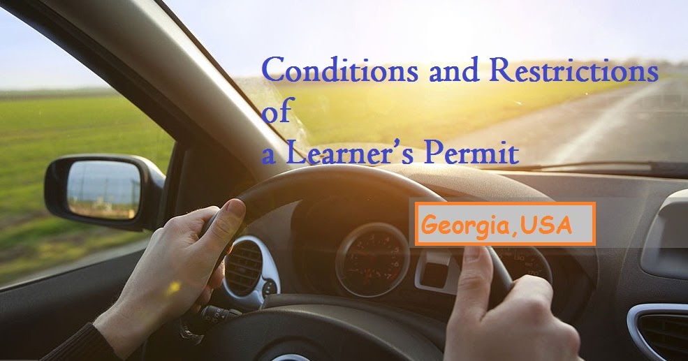 Drivers Ed Online Conditions and Restrictions of a Learner’s