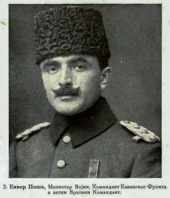 Enver Pacha, Minister of War, Commander of the Turkish Caucasian front. 