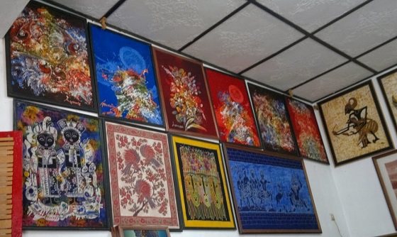 Koleksi Batik Lukis Jogja Abstrak