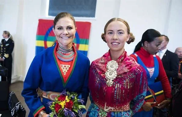Crown Princess Victoria attended the ceremonial opening of the sixth session of the Sami Parliament at Kiruna Town Hall in Östersund