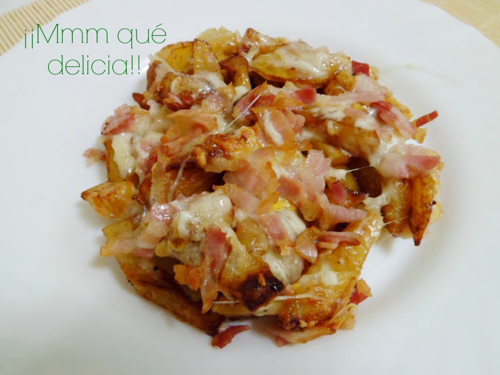 Mmm qué delicia!! BACON & CHEESE FRIES