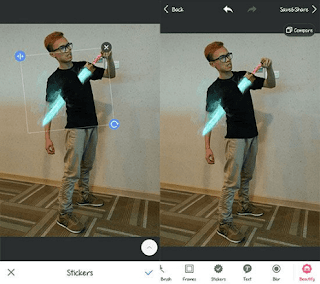 Cara Mudah Membuat Foto Tertusuk Pedang Goblin di Android