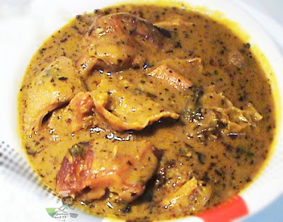 Nigerian Bitterleaf Soup, Bitter leaf Soup ,Ofe Onugbu