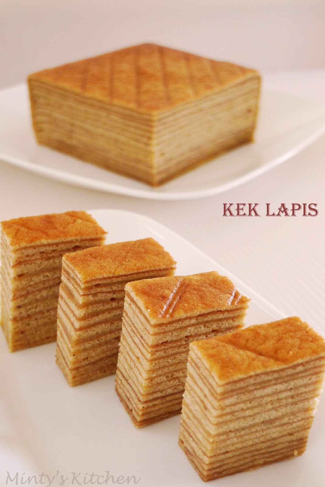 Minty's Kitchen: Indonesian Layer Cake / Kek Lapis