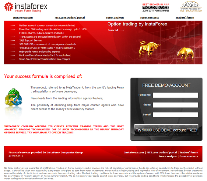 Binary option trading websites