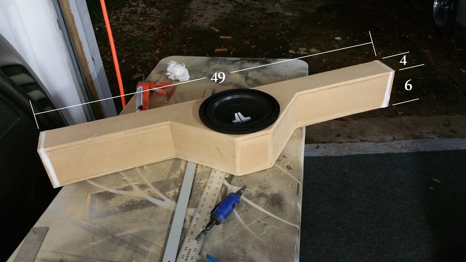 C3 Corvette speaker box design C3 Corvette speaker box design and build