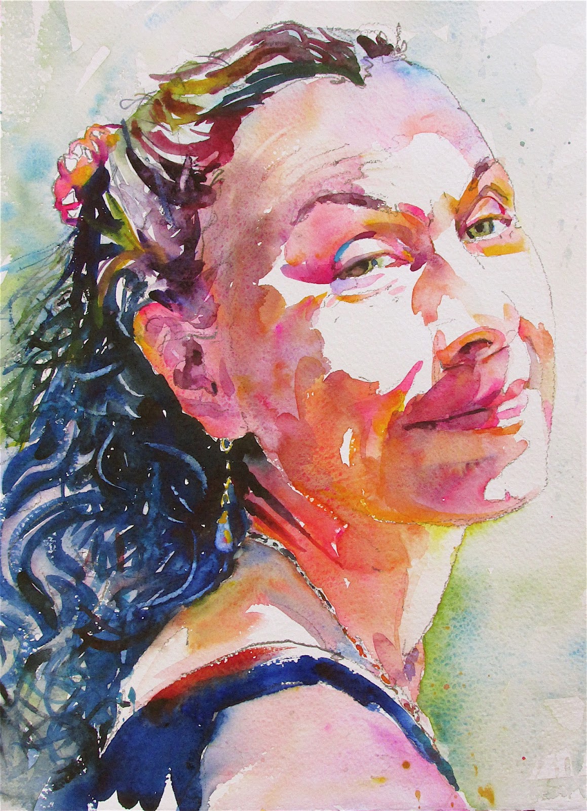 David Lobenberg I'm teaching a five day watercolor portrait