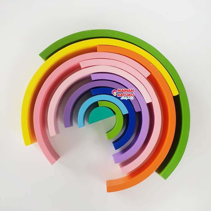 Rainbow Block Pastel