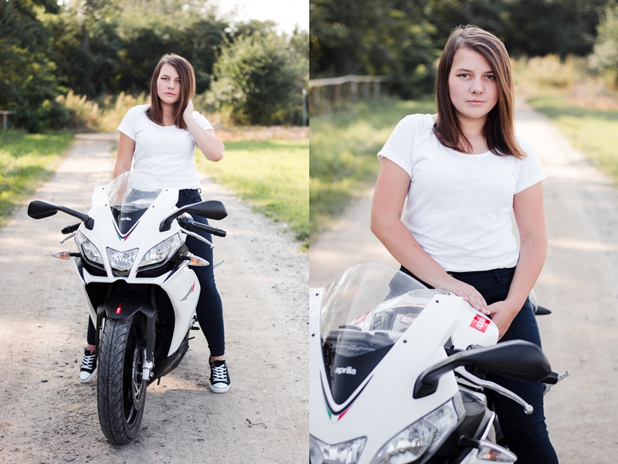 Motorcycle passion | Sesja z Marysią