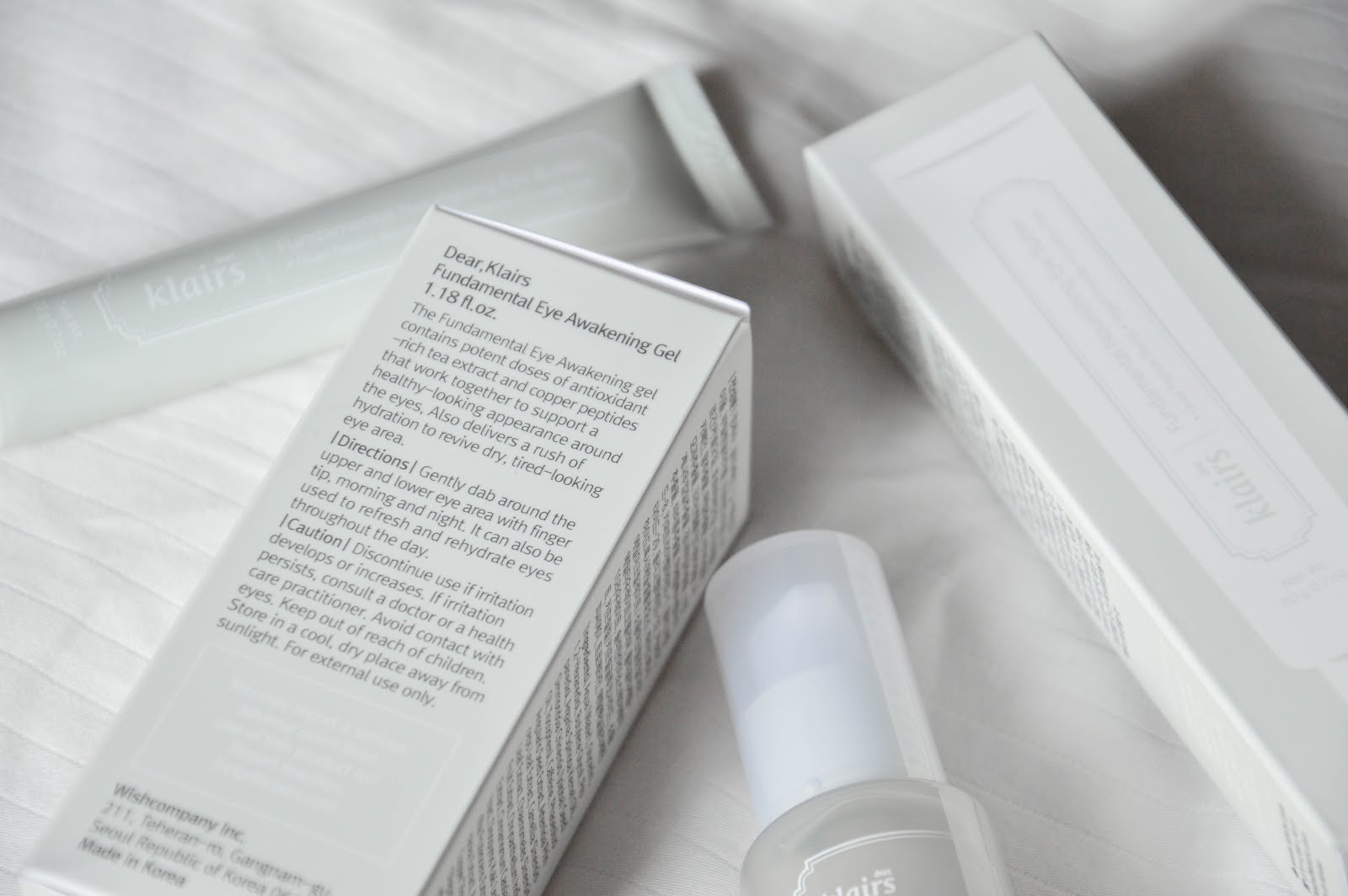 REVIEW Klairs Fundamental Eye Awakening Gel Caffeine Infused