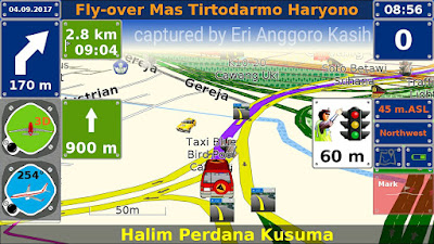 Tampilan aplikasi GPS 7Ways. Tampilan aplikasi GPS 7Ways.