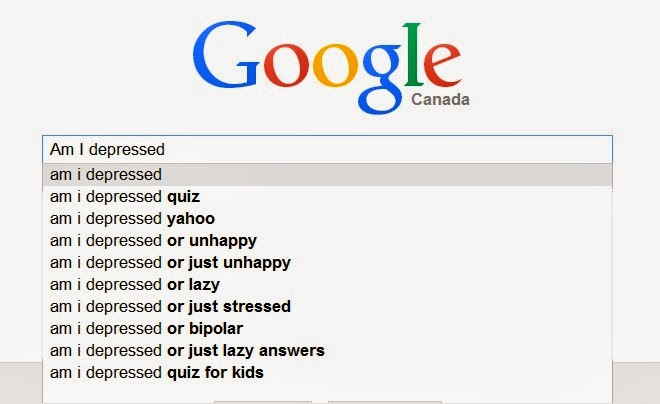 Google Search am I depressed? I Chose Art