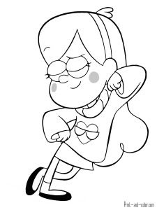 Gravity falls coloring pages 9