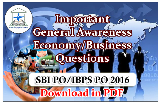General Awareness 2015 Pdf For Ssc