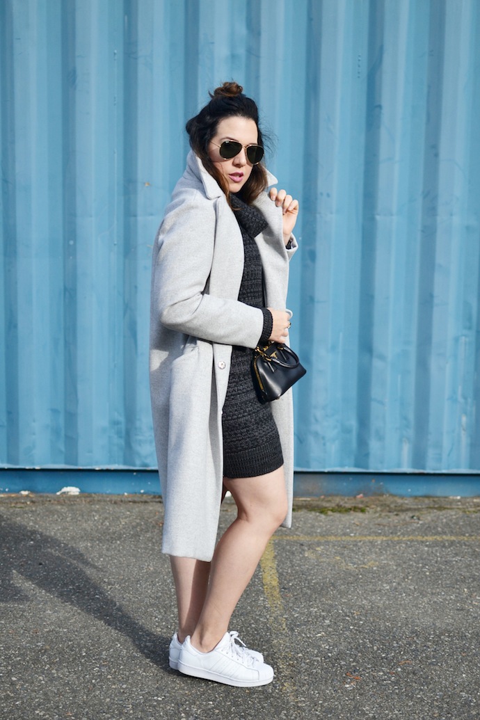 Bench Canada Takeback sweater dress Vancouver blogger How to wear a sweater dress
