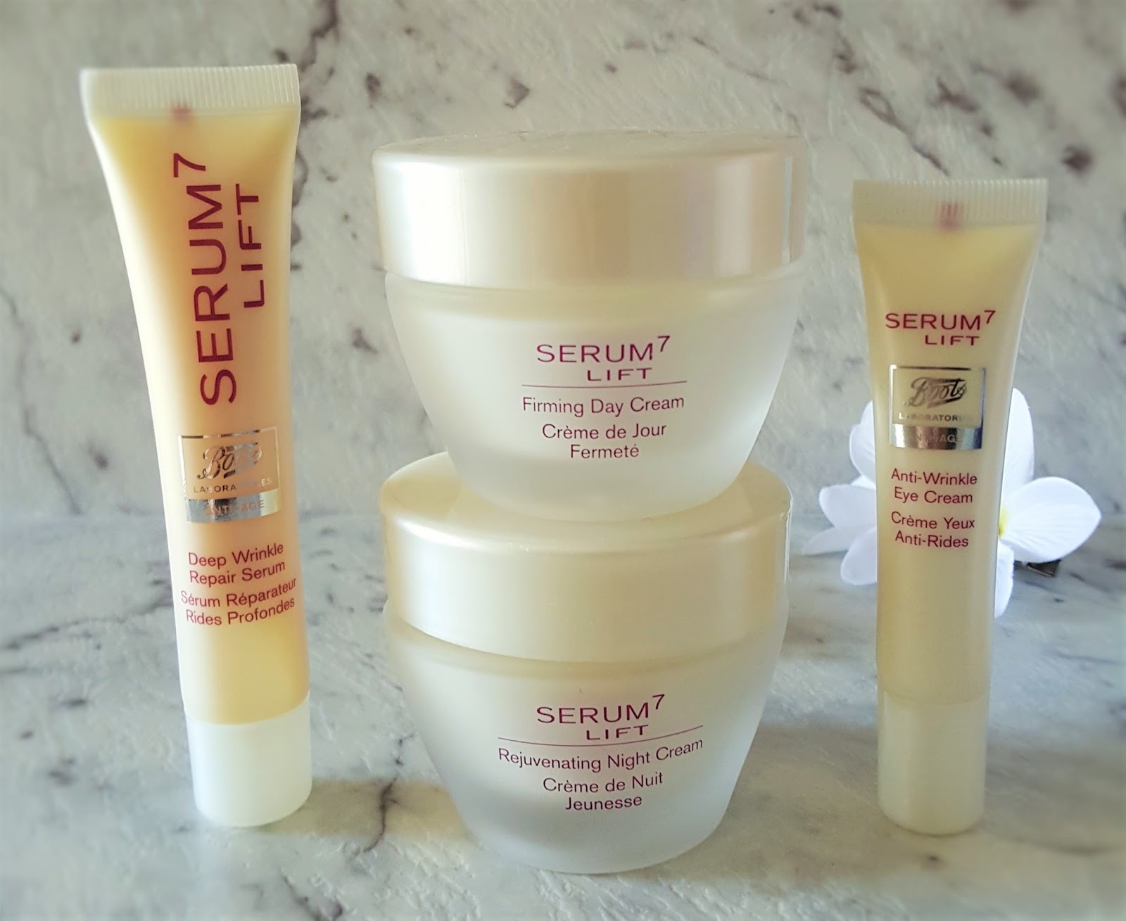 Beautifully Glossy Boots Serum 7 Lift Range