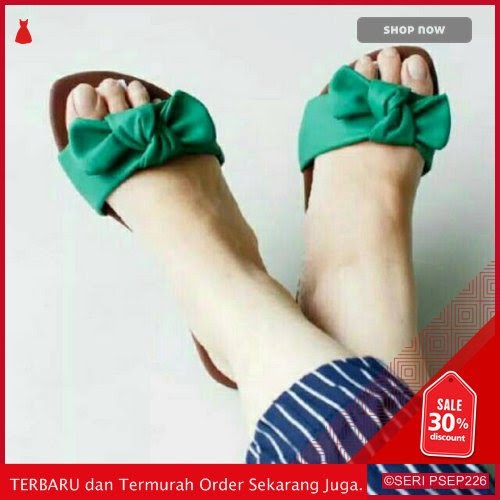 HYU597 Sandal wanita Teplek pita sole karet | BMGShop