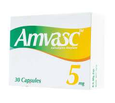 أقرص أمفاسك Amvasc لعلاج الذبحة الصدرية