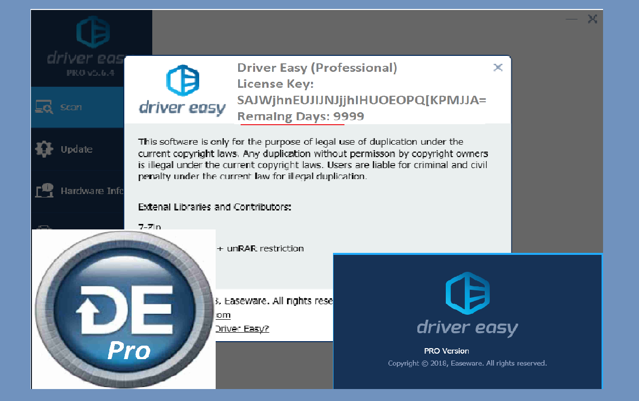 Driver Easy Pro 5.6.7.42416 Crack Plus License Key Free Download