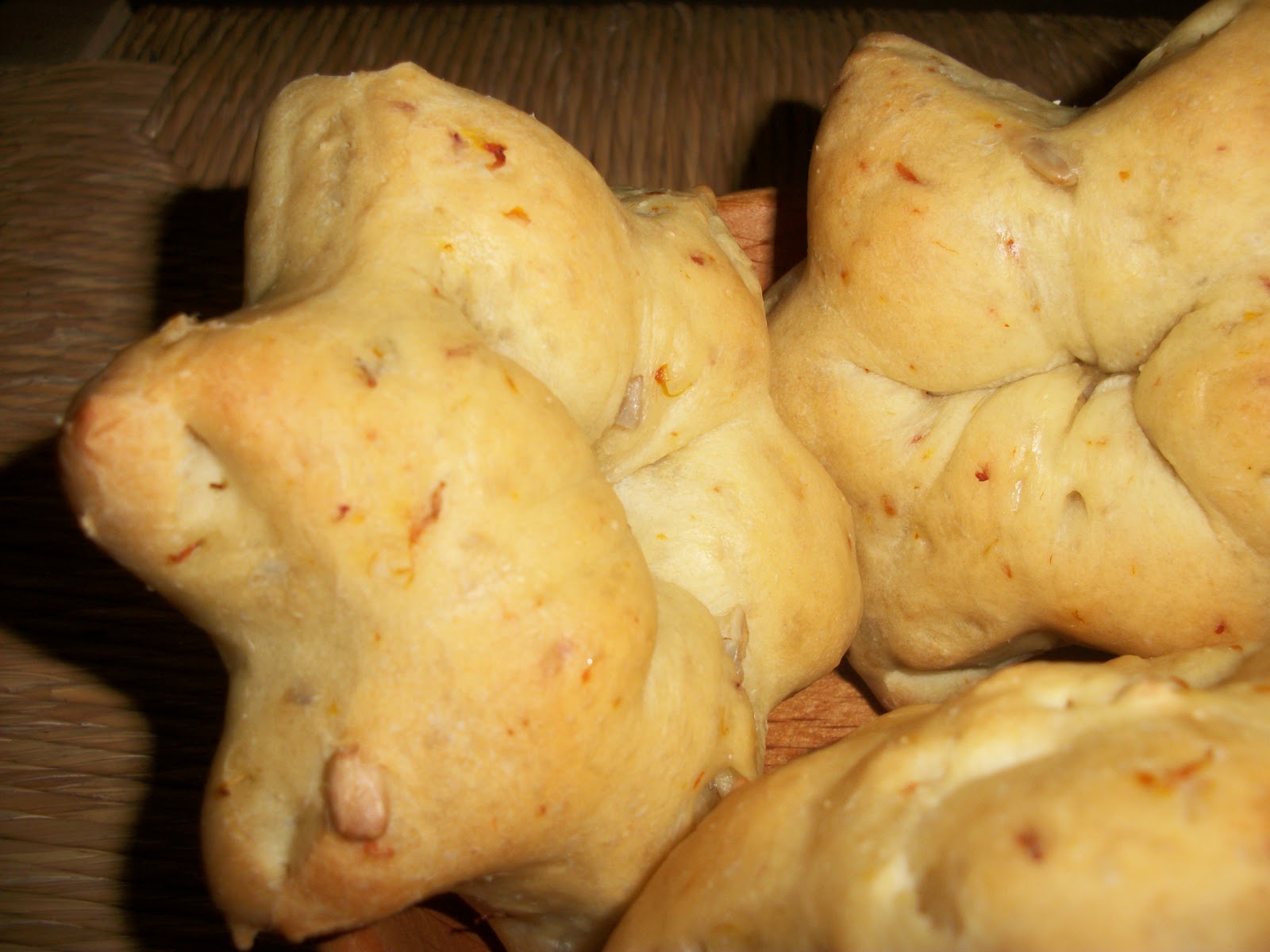 CulinaryAdventure Flower flour marigold and sunflower rolls