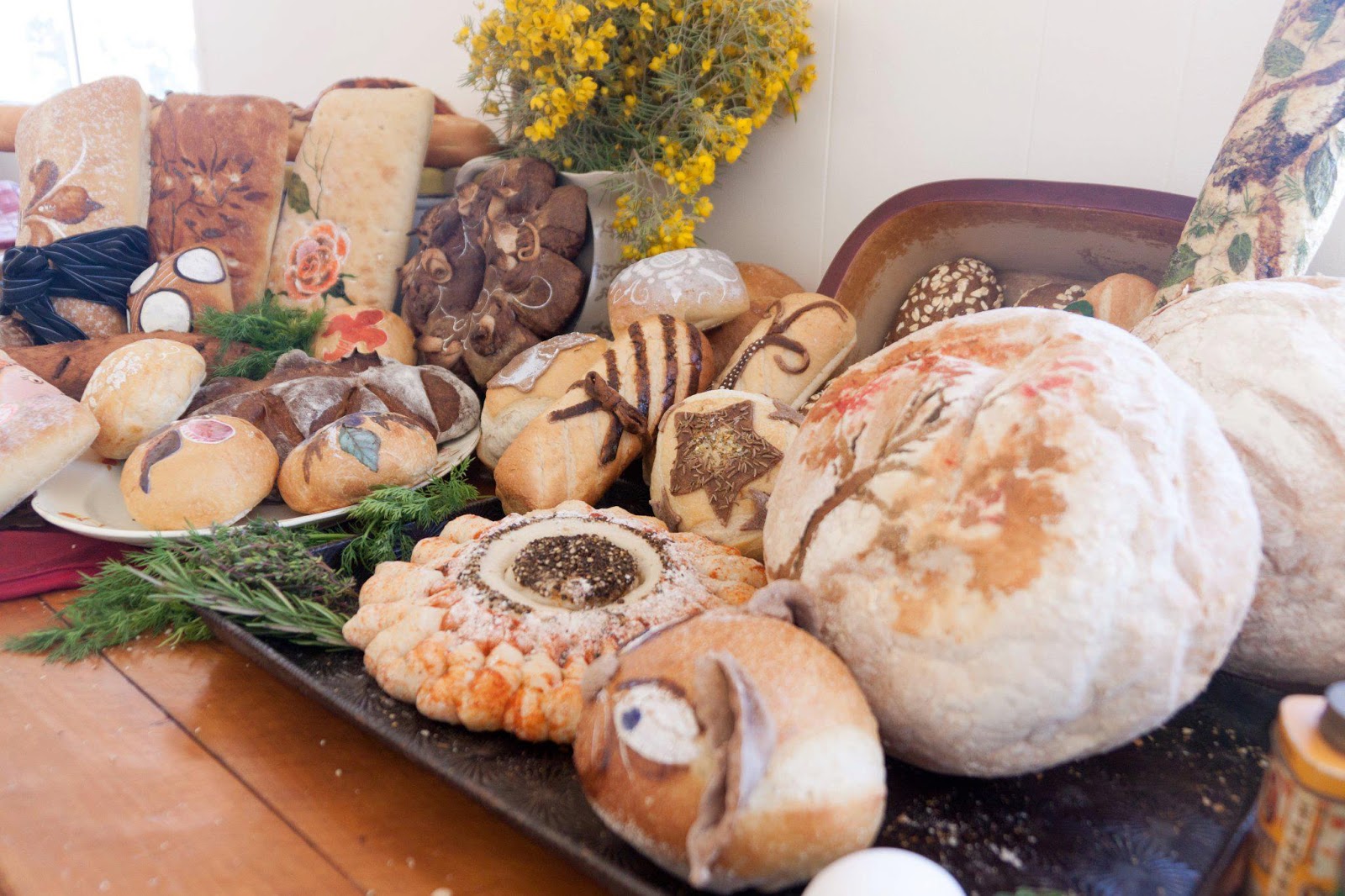 Chef Tess Bakeresse Painted Bread