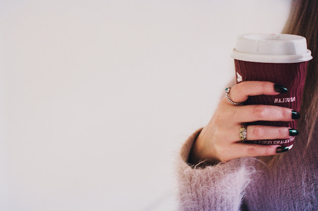 My Favourite Shops To Buy Rings In 2019 Girl Holding Coffee Cup Wearing Rings