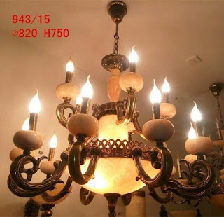 Đèn chùm 913/15 Den trang tri 913/15