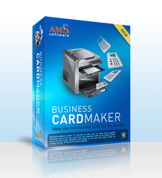 ams business card maker key