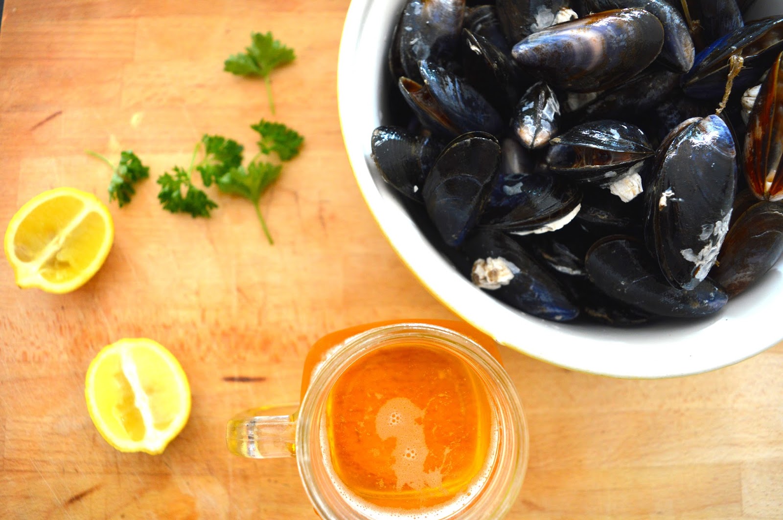In The Kitchen Mussels in Cider Cream Sauce Dalry Rose Blog