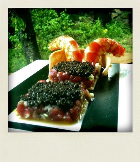 Tartare de boeuf au caviar