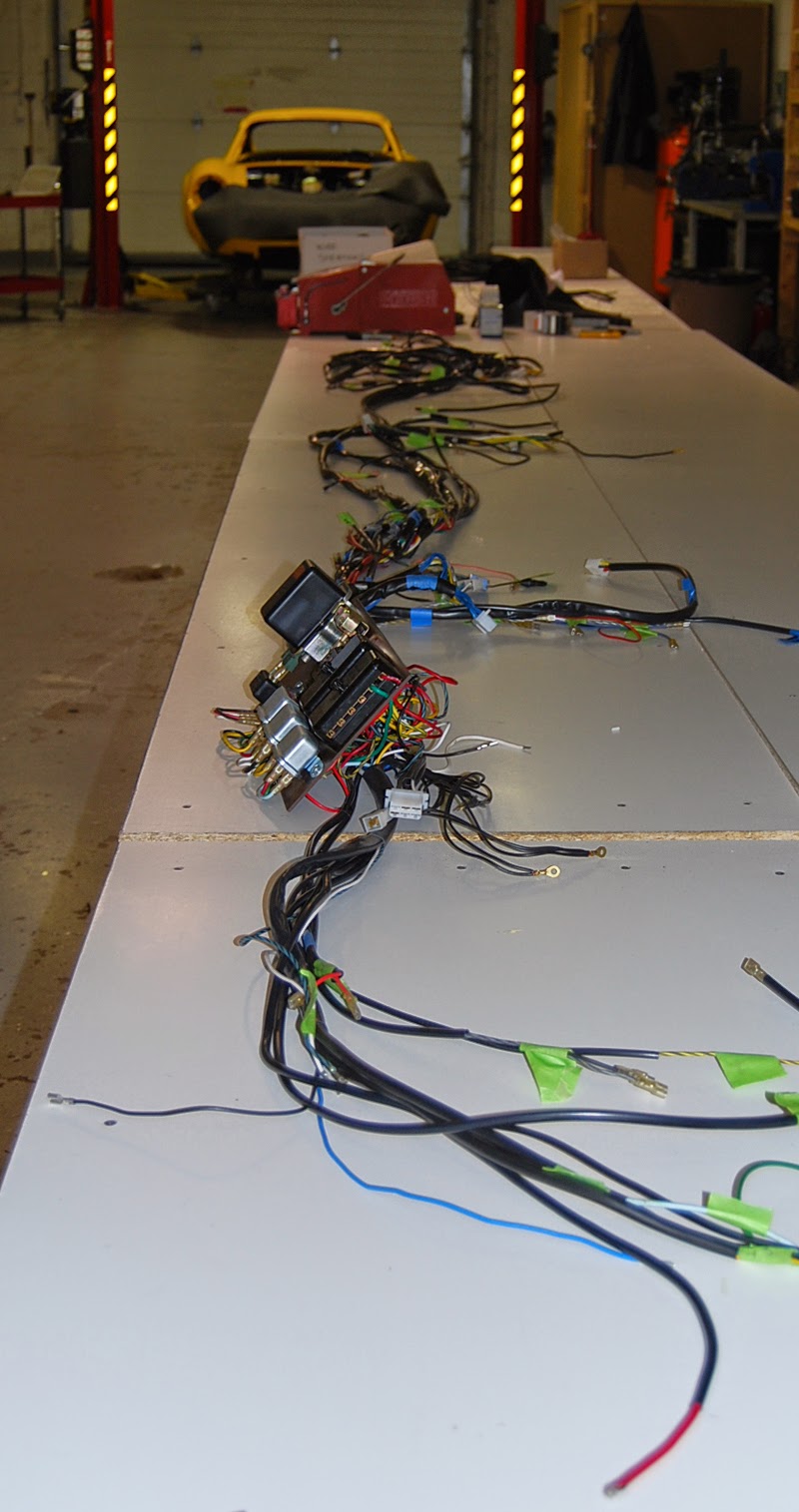 Dino 246 Restoration Blog: Path of least resistance: Wiring harness