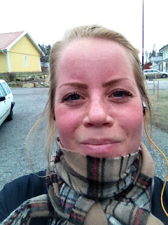 Karin+efter+l%25C3%25B6pning - Milslång löpning utan barnvagn