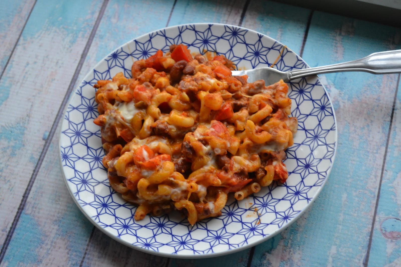 Chili Mac 'n' Cheese Bake from Hormel