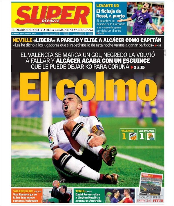 Valencia, Superdeporte: "El colmo"