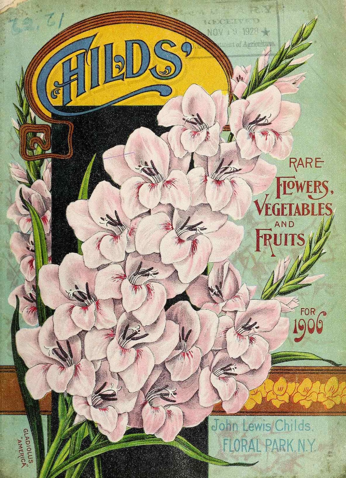 Tenth Letter of the Alphabet Lettering John Lewis Childs’ Catalogues