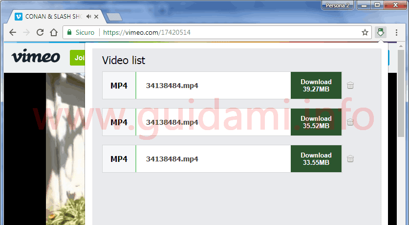 componenti aggiuntivi chrome per scaricare video