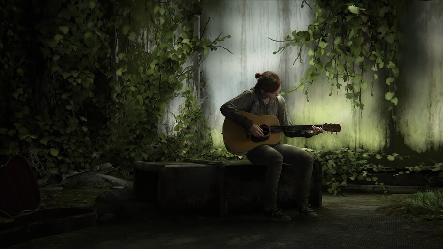 Ellie, Guitar, Last of Us 2, 4K, #5.2491