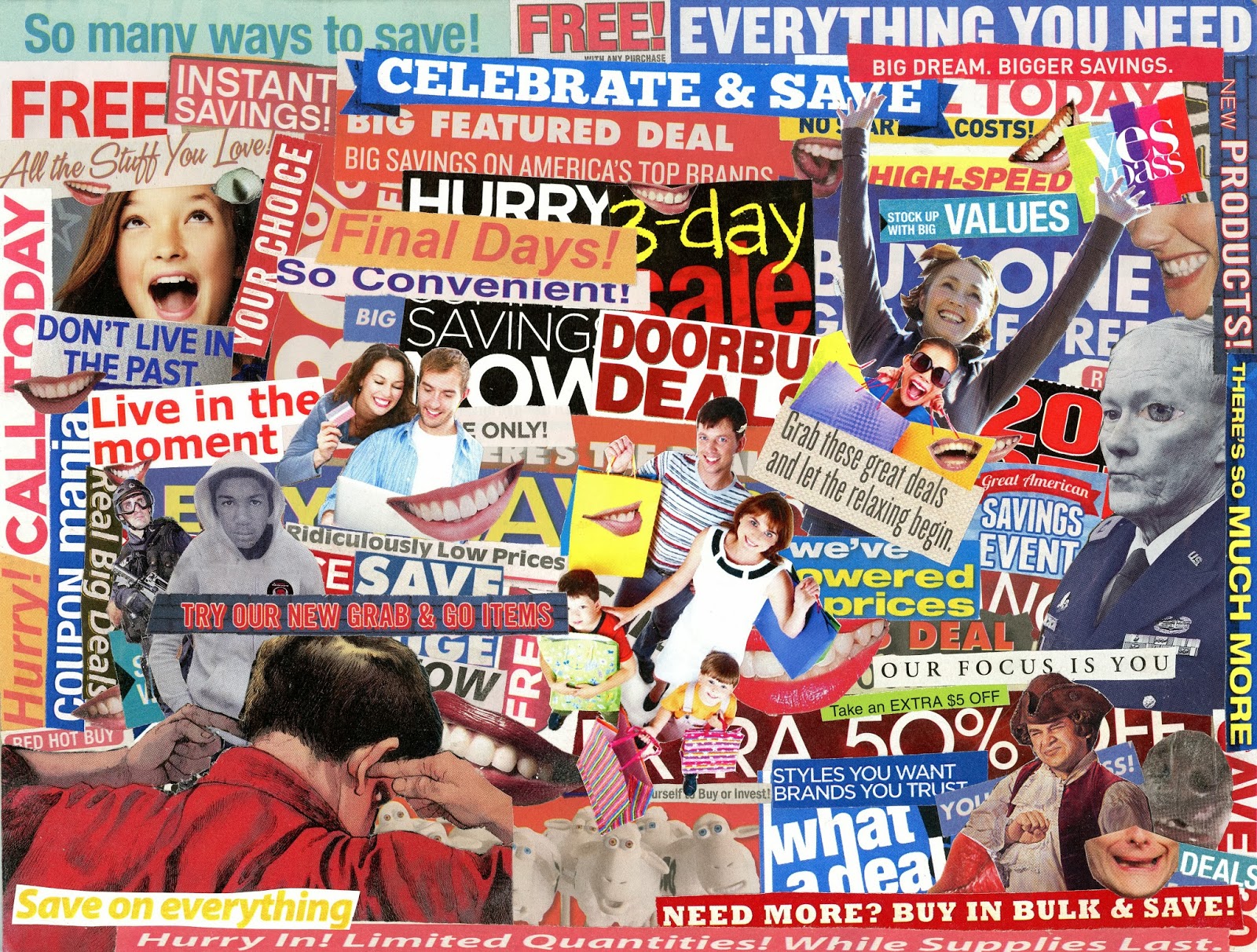 Values Collage Examples WELCOME TO CASCADIA ARTPOST: AMERICAN VALUES