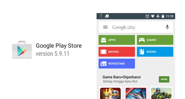 Update Google Play Store 5.9.11 5.9.12 Persiapan Menuju Android Marshmallow