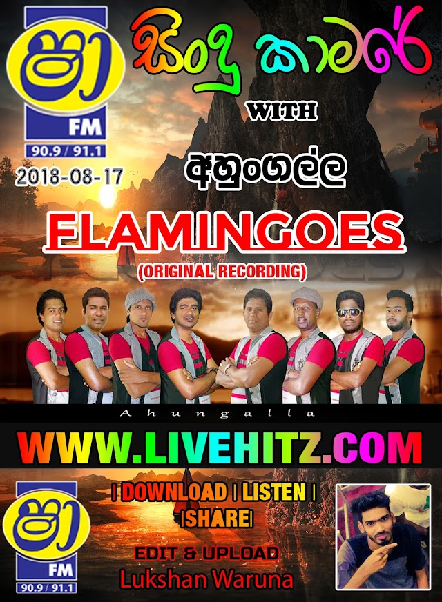 SHAA FM SINDU KAMARE WITH AHUNGALLA FLAMINGOES  2018-08-17